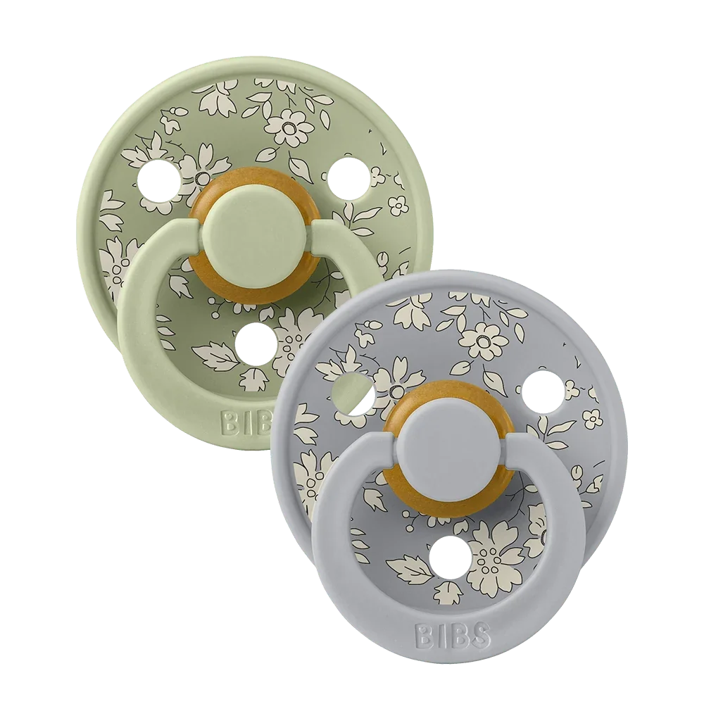 BIBS x LIBERTY Colour Nappar 2-pack Capel - Sage Mix