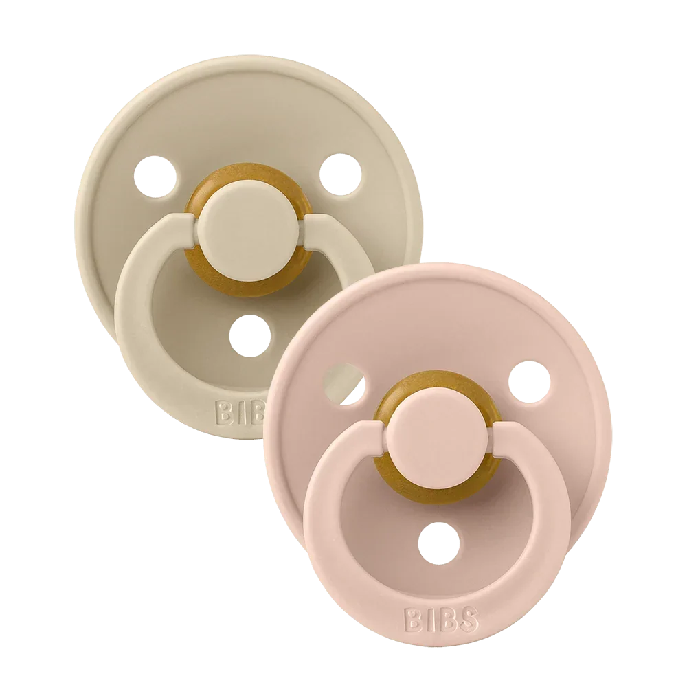 BIBS Colour Nappar 2-pack - Vanilla/Blush