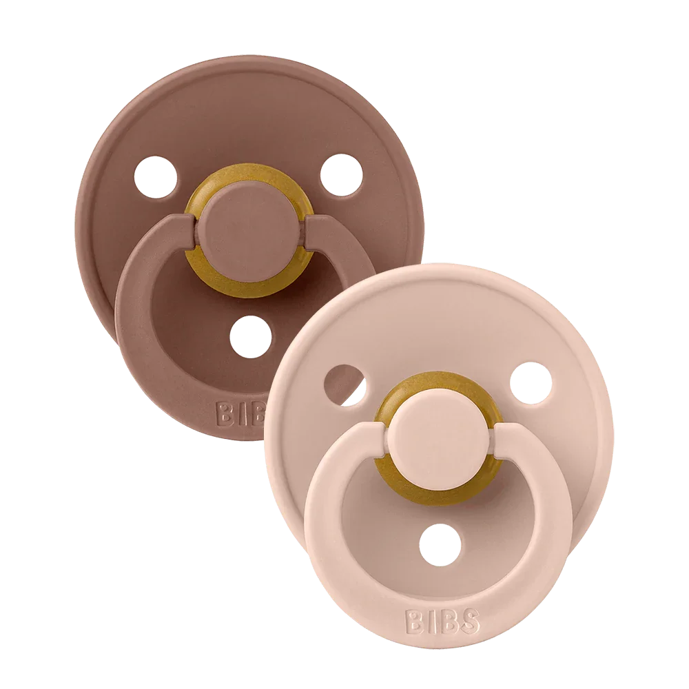 BIBS Colour Nappar 2-pack - Woodchuck/Blush