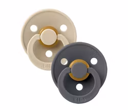 BIBS Colour Nappar 2-pack - Vanilla/Iron