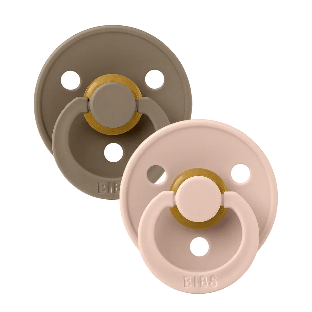BIBS Colour Nappar 2-pack - Dark Oak/Blush