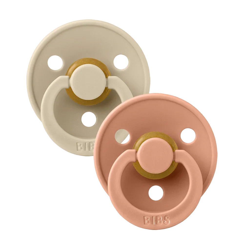 BIBS Colour Nappar 2-pack - Vanilla/Peach