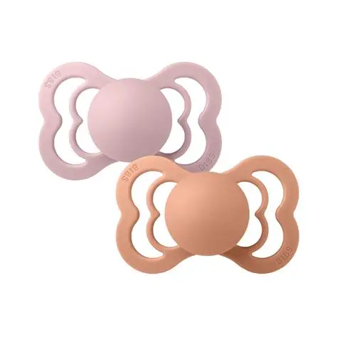 BIBS Supreme Nappar 2-pack - Plum/Peach