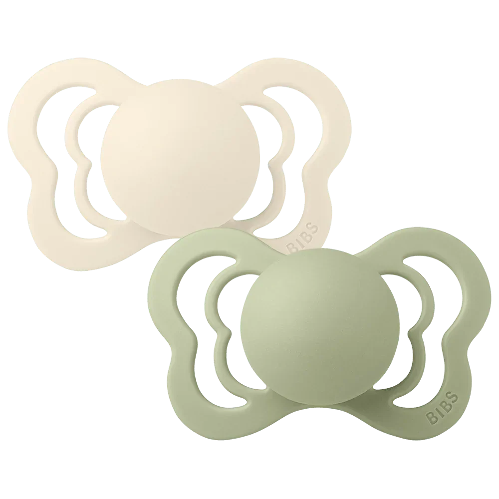 BIBS Couture Nappar 2-pack - Ivory/Sage
