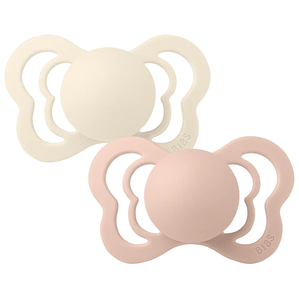 BIBS Couture Nappar 2-pack - Ivory/Blush