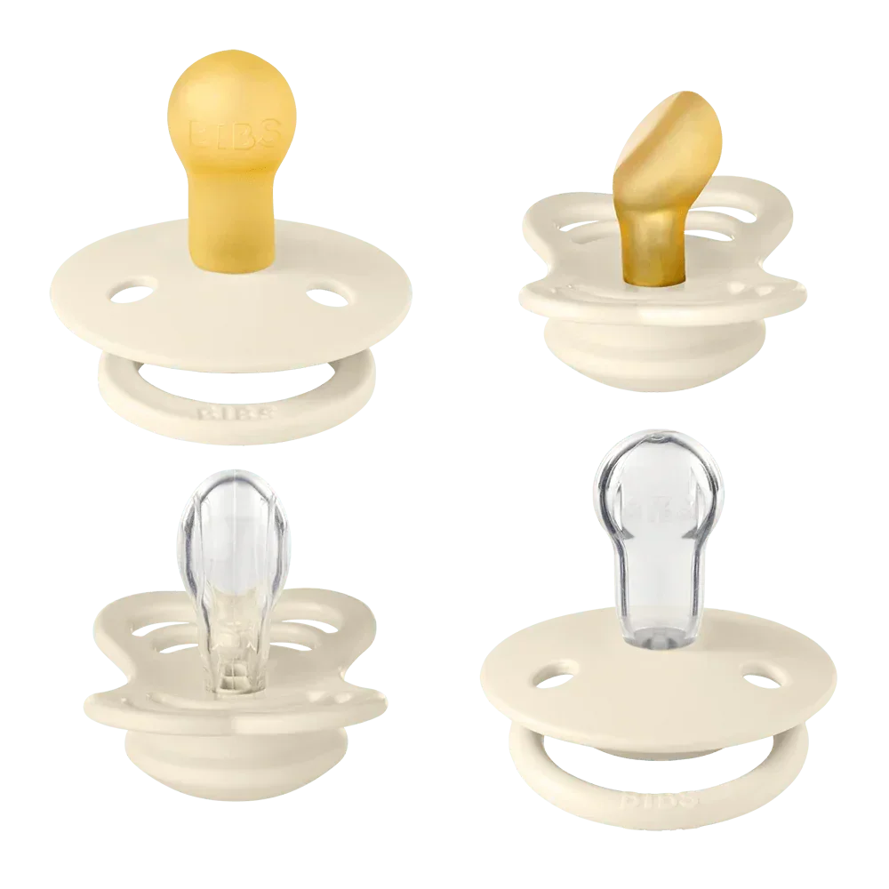 BIBS Baby Try It Collection Napp-Testpaket - Ivory