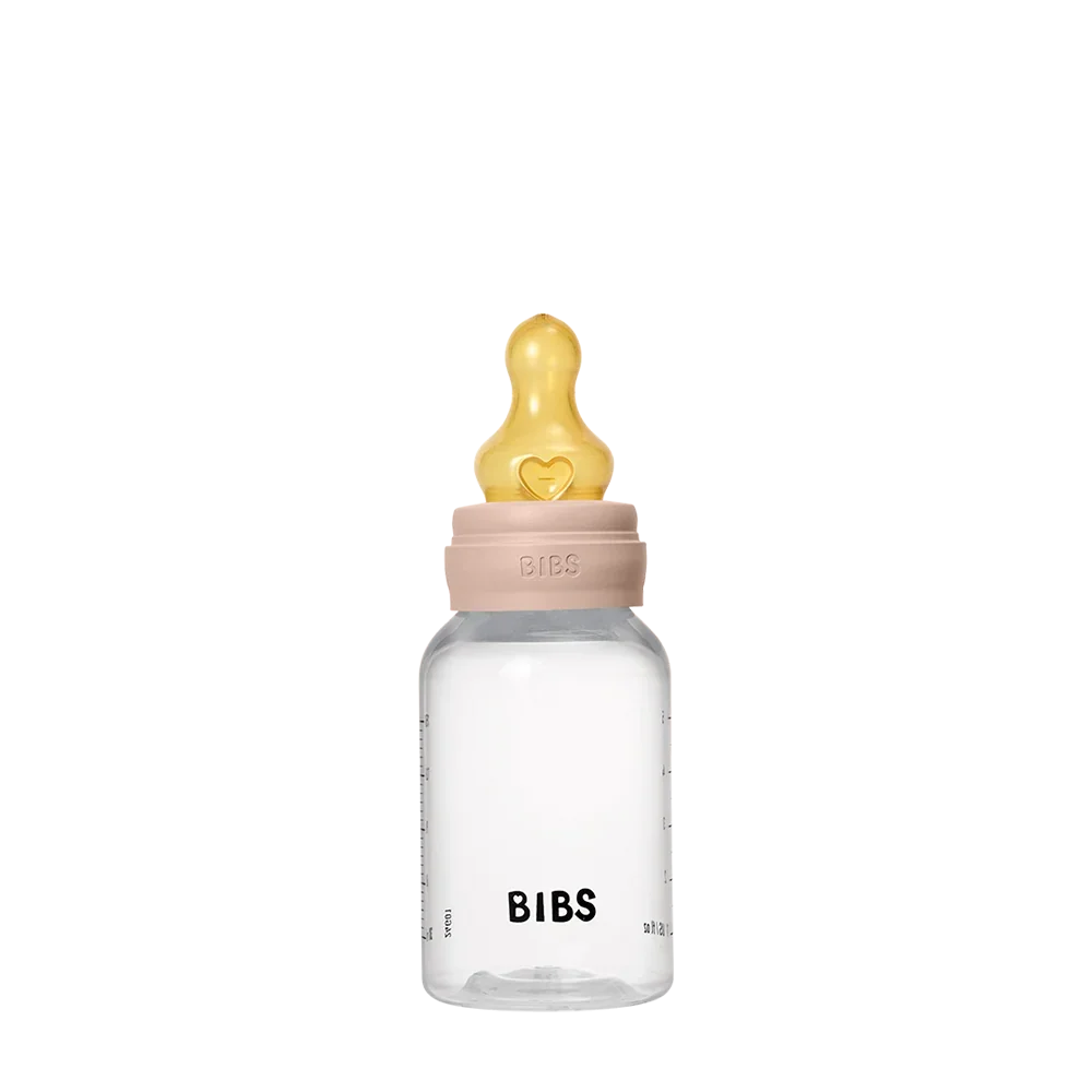 BIBS Baby BPA-Free PP Flaskset Nappflaska 150 ml Latex - Blush