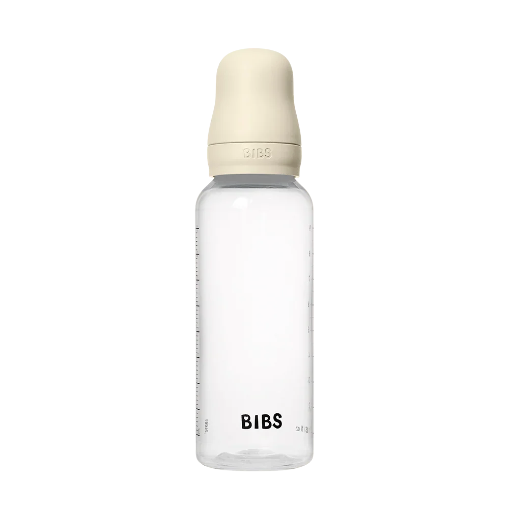 BIBS Baby BPA-Free PP Flaskset Nappflaska 270 ml Latex - Ivory
