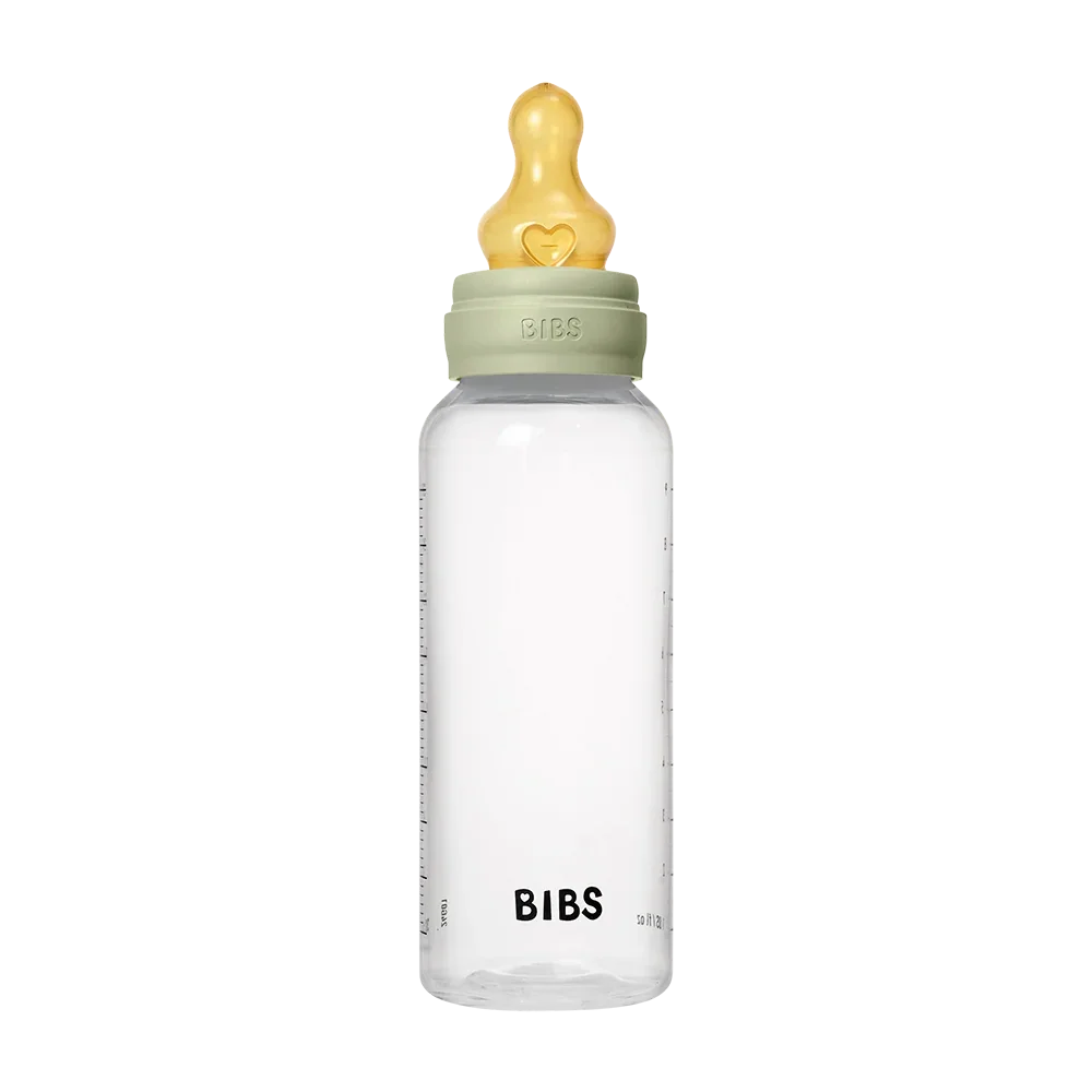 BIBS Baby BPA-Free PP Flaskset Nappflaska 270 ml Latex - Sage