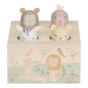 Little Dutch - Safari Friends Wooden Pop-up