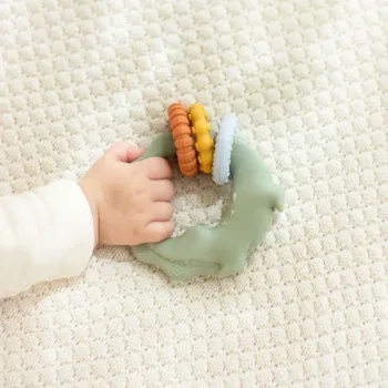 Little Dutch - Safari Friends Teething ring Crocodile Bitring