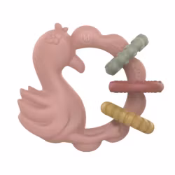 Little Dutch - Safari Friends Teething ring Flamingo Bitring