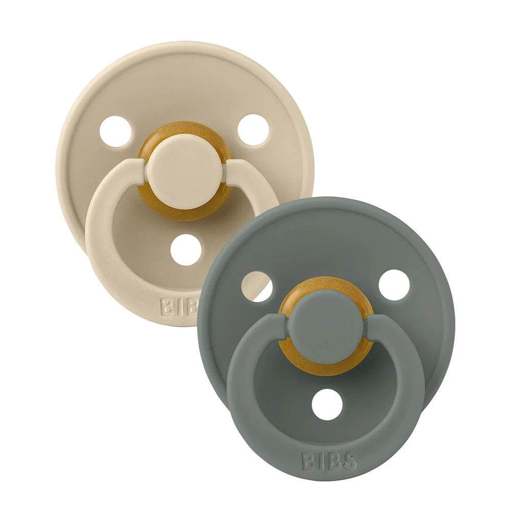 BIBS Colour Nappar 2-pack - Vanilla/Pine