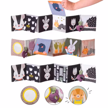 Taf Toys Urban Garden Pram/Tummy Time Book - Aktivitetsbok Magträning