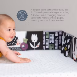 Taf Toys Urban Garden Pram/Tummy Time Book - Aktivitetsbok Magträning