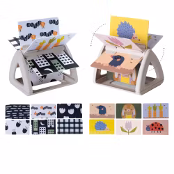 Taf Toys Spinning Tummy Time Book - Snurrande Aktivitetsbok Magträning