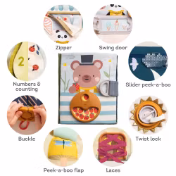 Taf Toys Fantasy Busy book - Aktivitetsbok 18m+