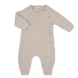 Voksi Wool Jumpsuit Hoeycomb Seashell Sand Ulloverall 62/68