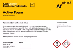 Koch-Chemie Etikett för Tomflaska