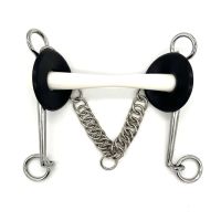 AJR Rubber Long Shank Rubber Pelham