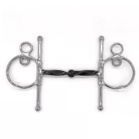AJR Twisted Sweet Iron Full Cheek Reverse Curb Gag