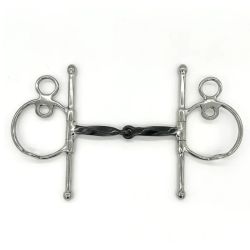 AJR Twisted Sweet Iron Full Cheek Reverse Curb Gag