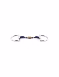 JumpIn D-ring "Blue Steel" med kopparringar 16mm tjockt