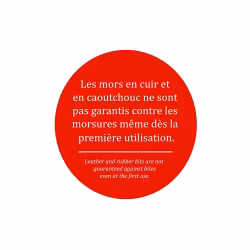 JumpIn Eggbutt, tredelat med hög port, läderklätt. 20mm tjockt