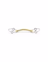 JumpIn Gags, rakt med fasta ringar, 18mm tjockt