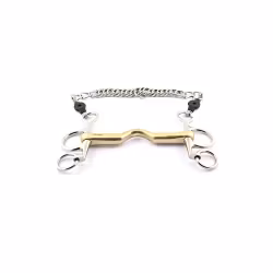 JumpIn Baby Pelham, rakt med tungfrihet, 17mm tjockt 45mm skänkel