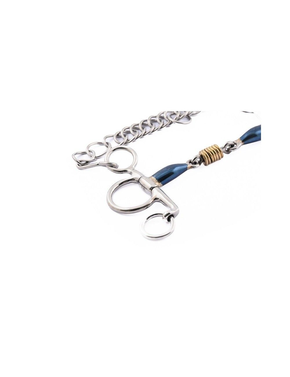 JumpIn Baby Pelham "Blue Steel" tredelat med kopparringar, 16mm tjockt 45mm skänkel