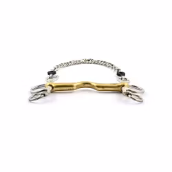 JumpIn Baby Pelham, rakt med tungfrihet, 17mm tjockt 45mm skänkel