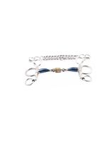 JumpIn Baby Pelham "Blue Steel" tredelat med kopparringar, 16mm tjockt 45mm skänkel
