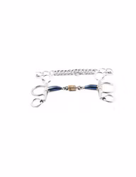 JumpIn Baby Pelham "Blue Steel" tredelat med kopparringar, 16mm tjockt 45mm skänkel