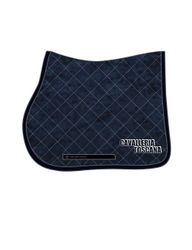 CT Comic Book Diamond Quilted Velvet Jumping Sadel Pad