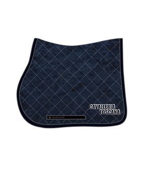 CT Comic Book Diamond Quilted Velvet Jumping Sadel Pad