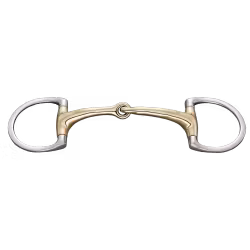 Dynamic RS Eggbutt bit with D-shaped rings 16 mm single jointed