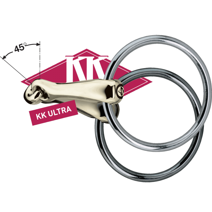 KK ULTRA bradoon 14 mm tredelat