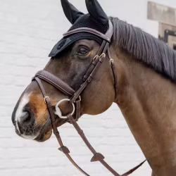 Dyon Flätad Flash Nosgrim-träns med tillbakadragning D