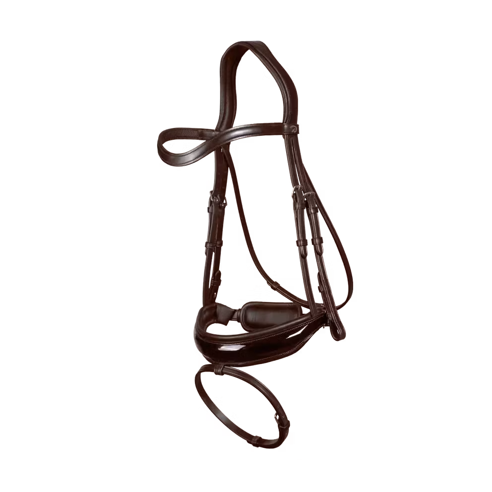 Dyon Dressyrträns lackad pullbacknosgrimma DR