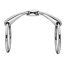 MAX-Control bradoon 12 mm with locking mechanism - Stainless steel