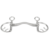 SATINOX CM Kimblehook Mullen Mouth 14 mm - Stainless steel