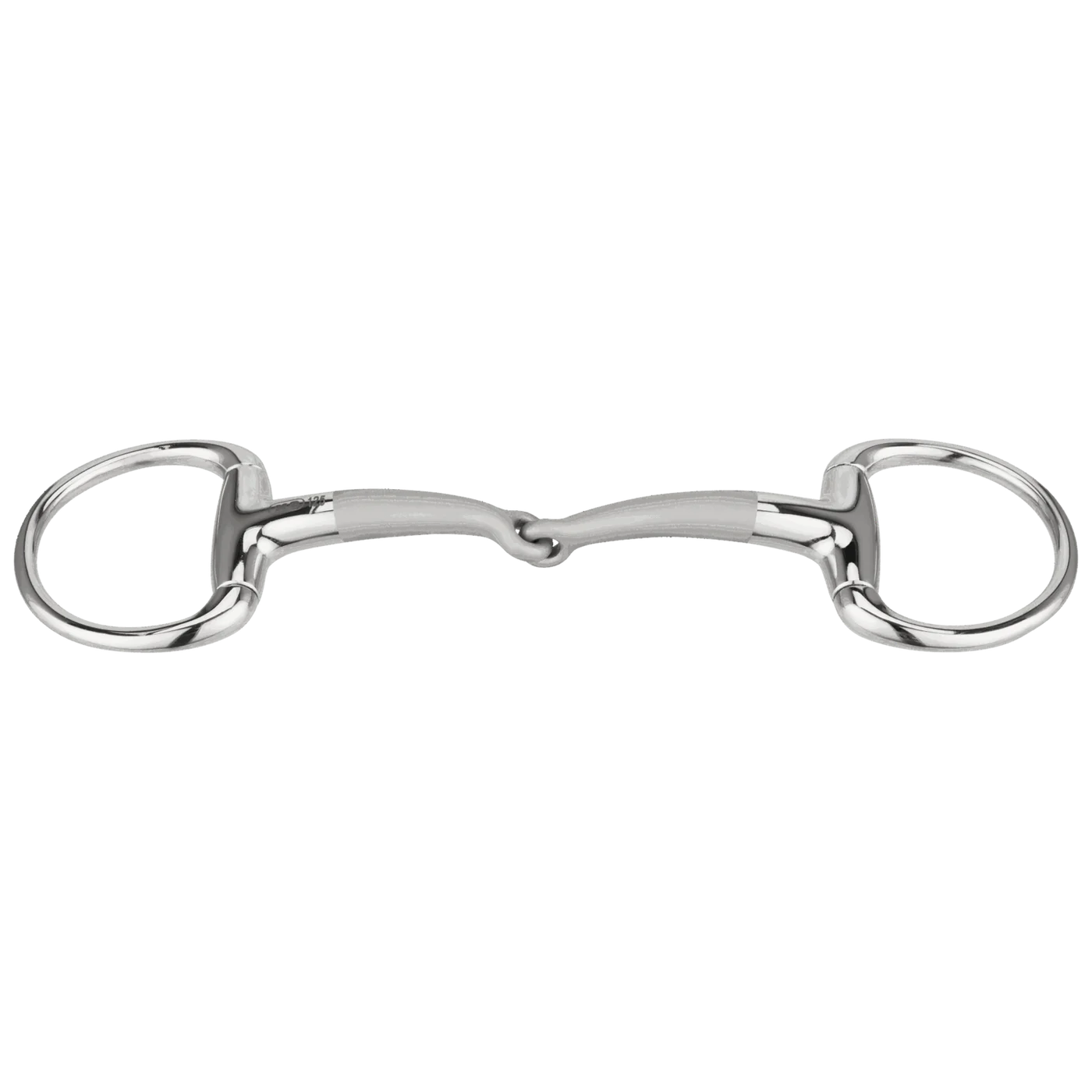 SATINOX Eggbutt bradoon 14 mm single jointed - Stainless steel