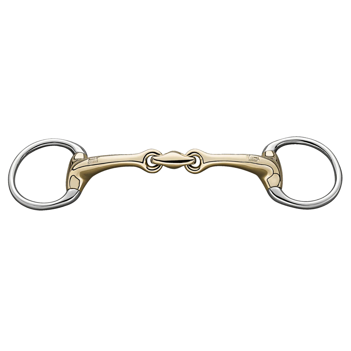 Dynamic RS Eggbutt bradoon 14 mm double jointed - Sensogan