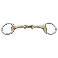 Dynamic RS Eggbutt bradoon 14 mm double jointed - Sensogan
