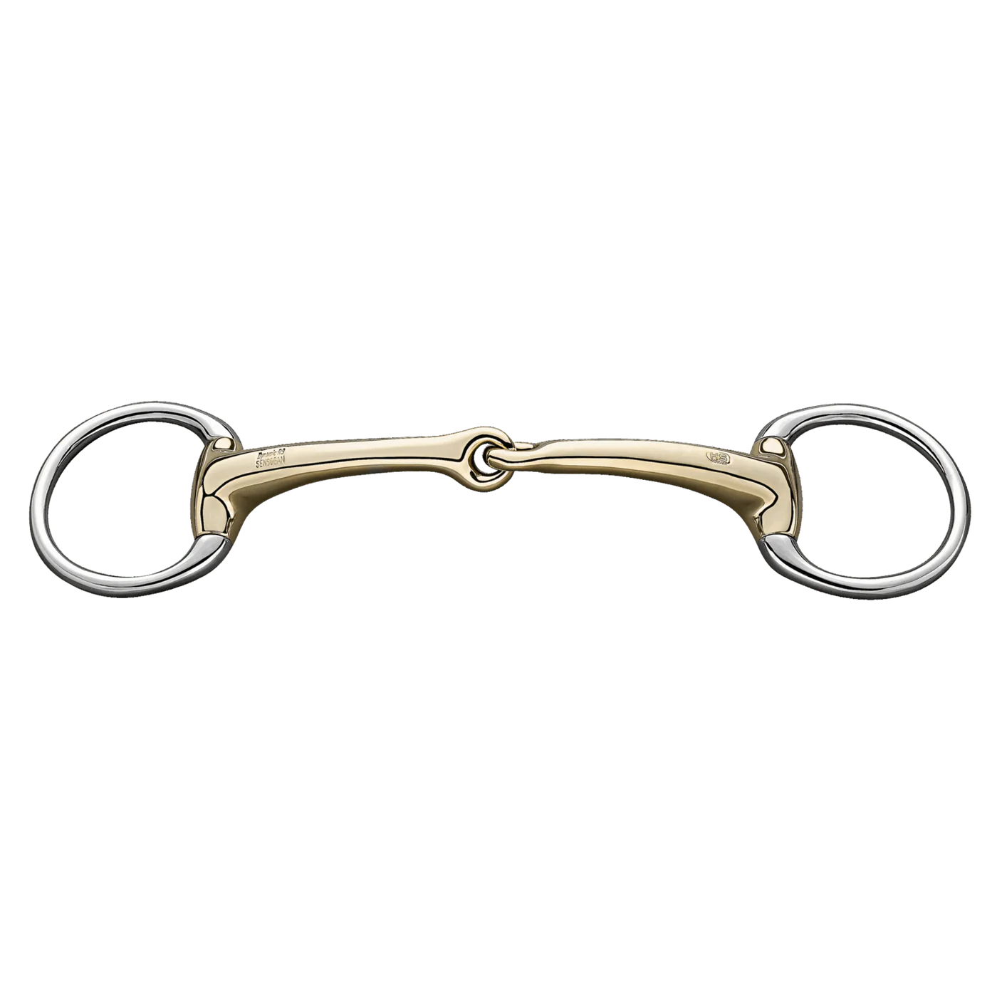 Dynamic RS Eggbutt bradoon 14 mm single jointed - Sensogan