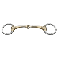 Dynamic RS Eggbutt bradoon 14 mm single jointed - Sensogan