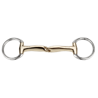 novocontact bradoon with small D-shaped rings 14 mm single jointed - Sensogan
