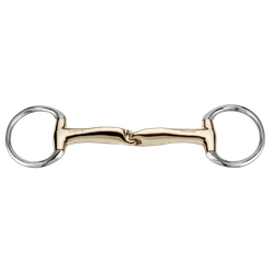 novocontact bradoon with small D-shaped rings 14 mm single jointed - Sensogan