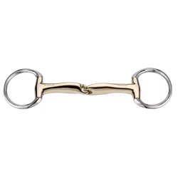 novocontact bradoon with small D-shaped rings 14 mm single jointed - Sensogan